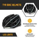 Safe-Tec TYR Smart Bicycle Helmet - Demon Electric