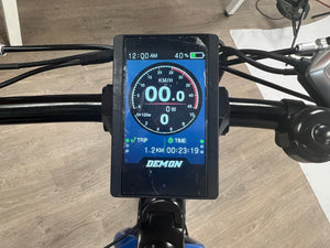 Thunderbolt Blue, Fat Tire E-Bike - Fair Condition