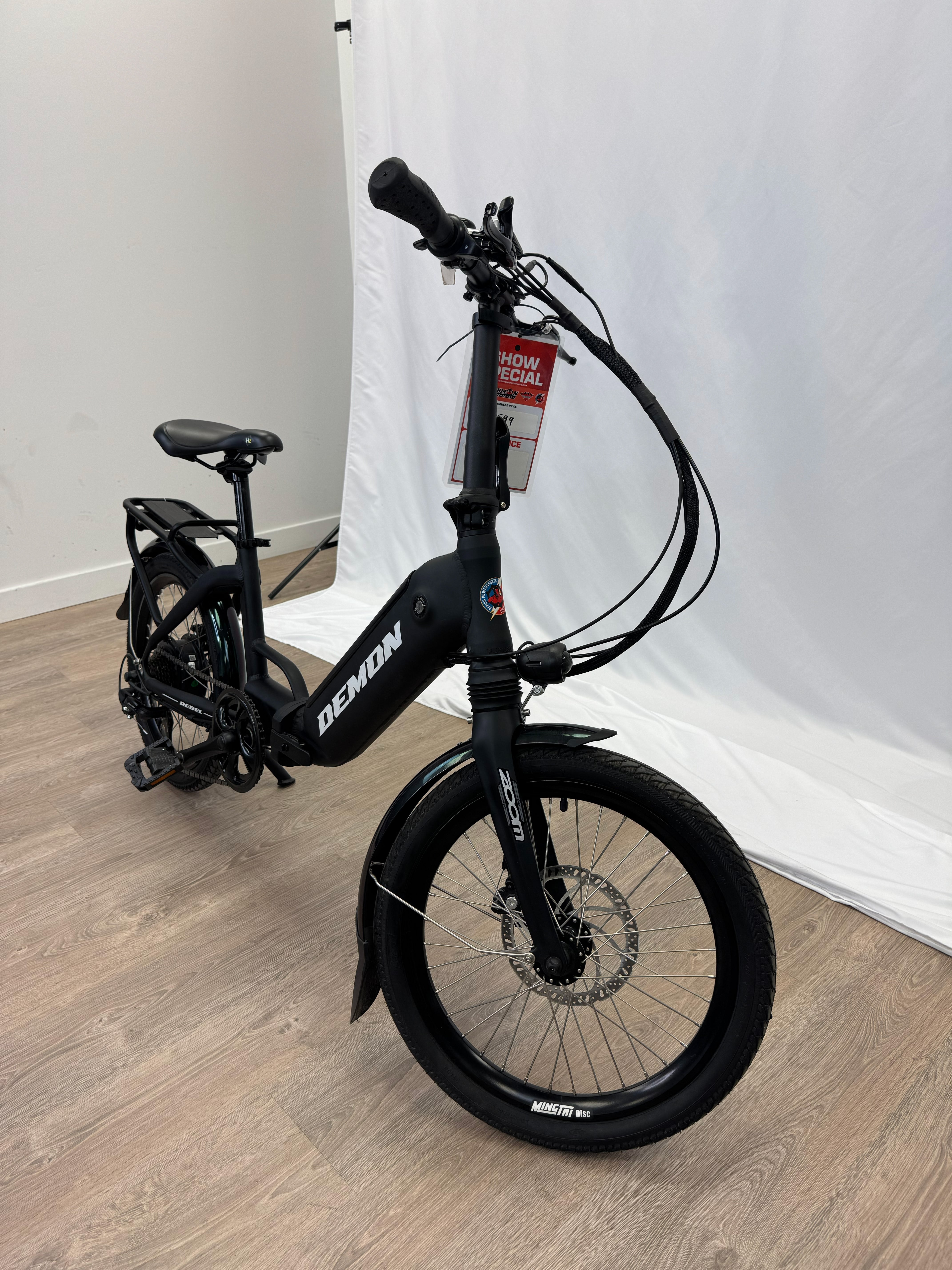 Rebel Folding eBike Display Model (Black)