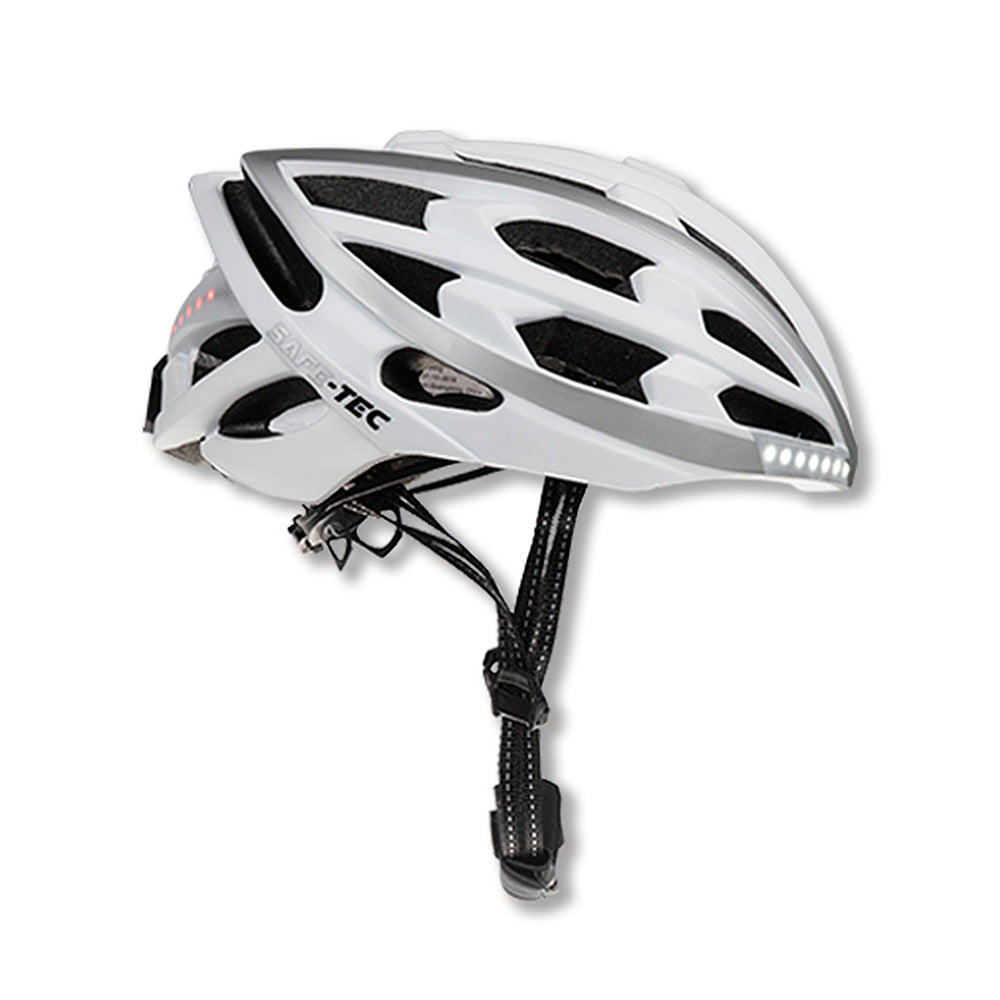 Safe-Tec TYR Smart Bicycle Helmet - Demon Electric