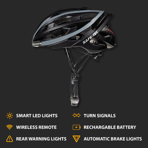 Smart Bicycle Helmet Safe-Tec TYR Feature